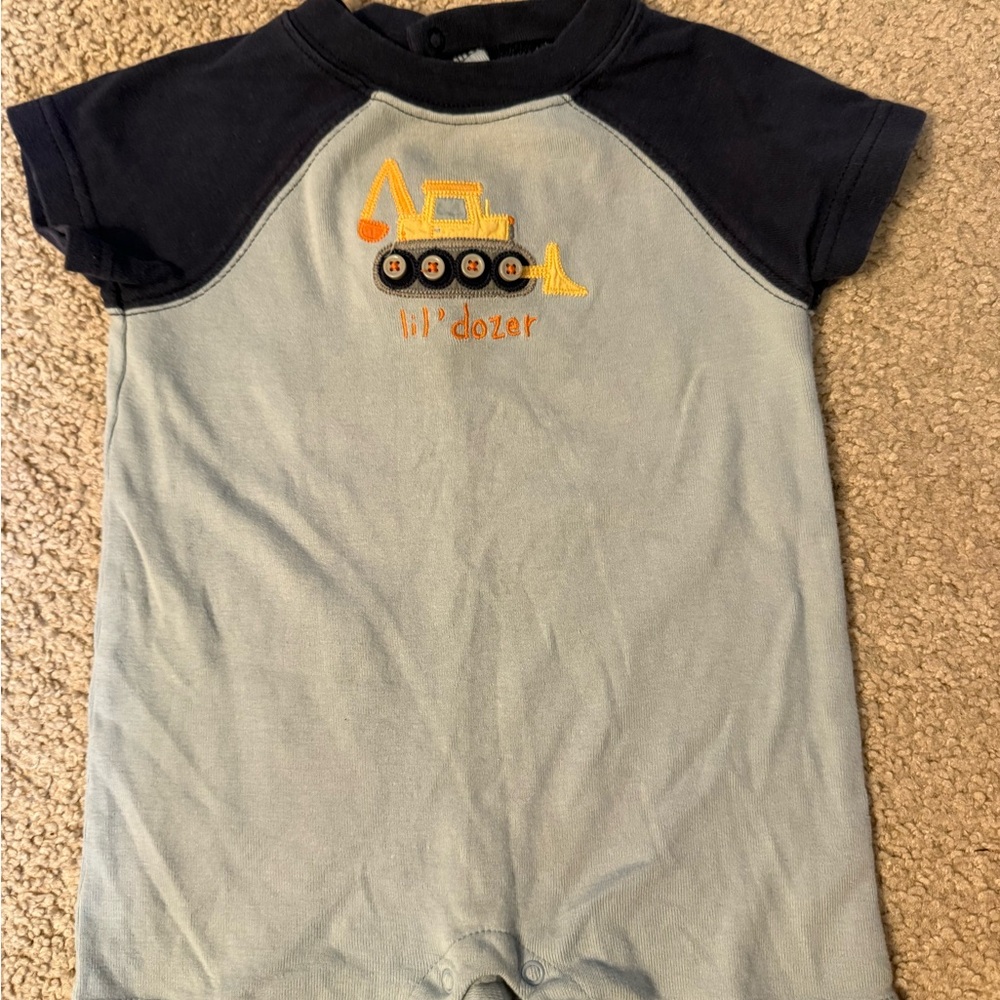 Gymboree Light Blue and Navy Baby Outfit